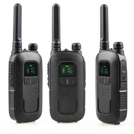 Ensemble de 2 mini talkies-walkies pour enfants, rechargeables avec télécommande-AquaForge (1/4)