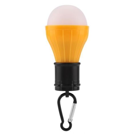Mini lanterne de camping portable HURRISE avec 3 LED à suspendre aux tentes, idéale pour la pêche et les activités de plein air (jaune) - AquaForge (1/4)