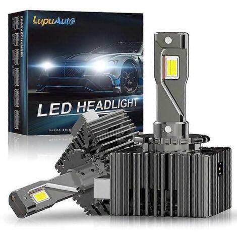 Phares LED D1S D3S Canbus 60000LM D4S D5S D2S D8S Ampoules automobiles double face 120W D1R D2R D3R D4R Xénon HID - AquaForge (1/5)