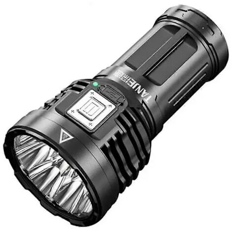 Lampe torche tactique ultra-lumineuse de 12 000 000 lumens avec 8 LED et chargement USB [GPA] - AquaForge (1/4)