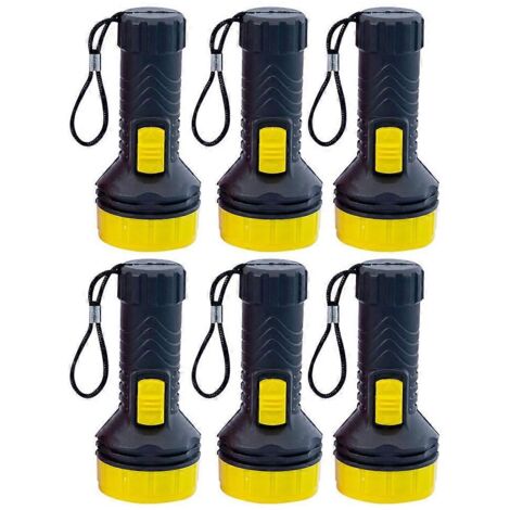 Lot de 6 mini lampes torches LED en plastique pour enfants, idéales pour la maison et les activités de plein air [D]-AquaForge (1/3)