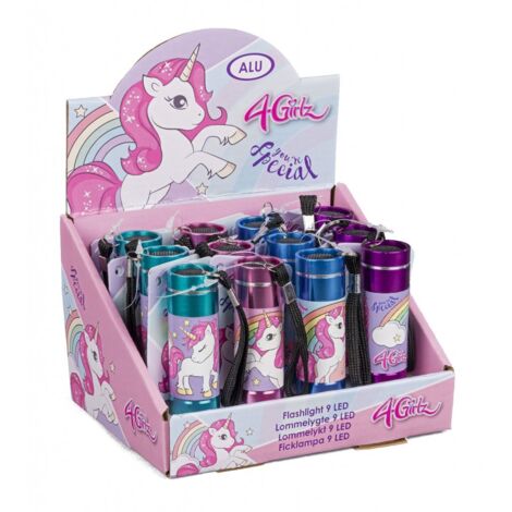 Lampe torche LED Licorne VN 4Girls, aluminium, 9 cm - AquaForge (1/5)