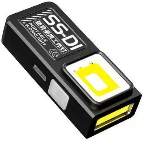 Mini lampe torche de poche portable rechargeable USB-C à LED COB - AquaForge (1/5)