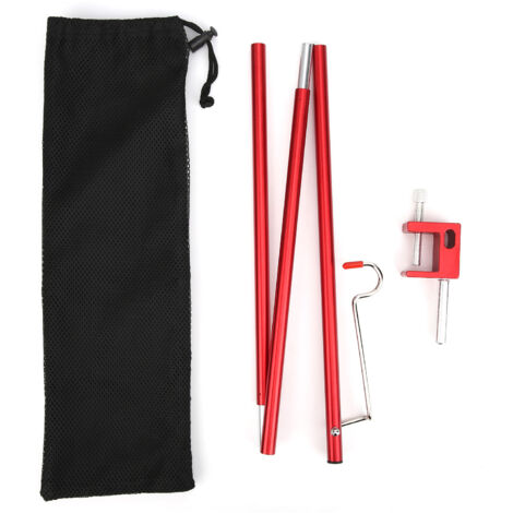 Support de lampe torche pliable et portable, léger, avec tige de table, idéal pour le camping et les activités de plein air. - AquaForge (1/5)