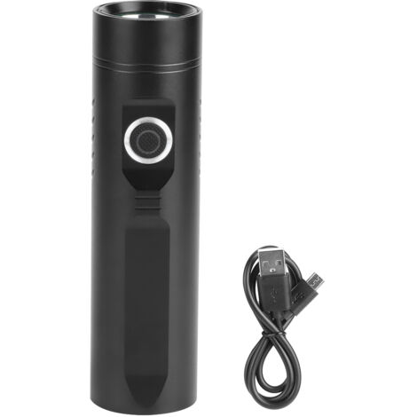 Mini lampe torche LED étanche pour le camping, éclairage puissant, rechargeable par USB, idéale pour les activités de plein air. - AquaForge (1/5)