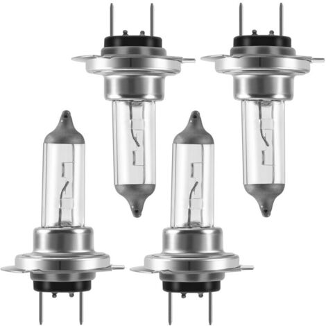 4 ampoules halogènes H7 standard 12 V / 55 W pour phares de voiture - AquaForge (1/4)