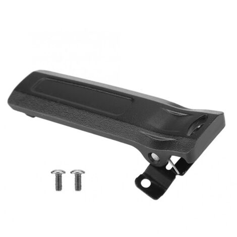 Clip de ceinture pour talkie-walkie Baofeng (1 pièce) avec vis, compatible avec les modèles BAOFENG UV-82, UV-8D et UV-6D. Clip de ceinture en PVC résistant.-AquaForge (1/5)