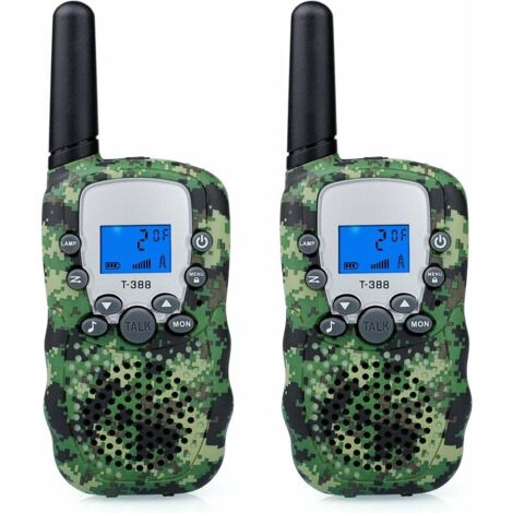 Talkie-walkie camouflage - Longue portée 3 km, lot de 2-AquaForge (1/4)