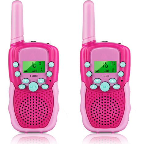Talkie-walkie pour enfants, jouet pour filles de 3 à 8 ans, cadeau pour filles de 9 à 12 ans, radio bidirectionnelle à 8 canaux, portée de 4,8 km pour les aventures en plein air-AquaForge (1/5)
