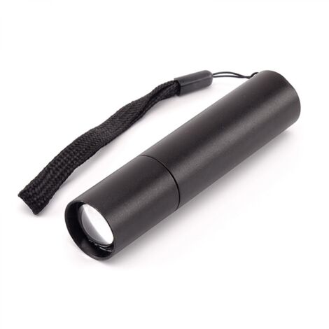 Mini lampe torche rechargeable à LED ultra-lumineuse avec zoom et longue portée, idéale pour le camping et les activités de plein air - AquaForge (1/5)