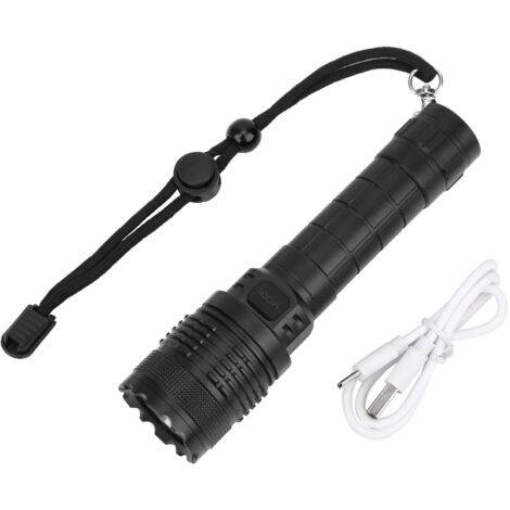 Lampe torche d'urgence portable multifonctionnelle, étanche, rechargeable par USB, pour une utilisation en extérieur - AquaForge (1/5)