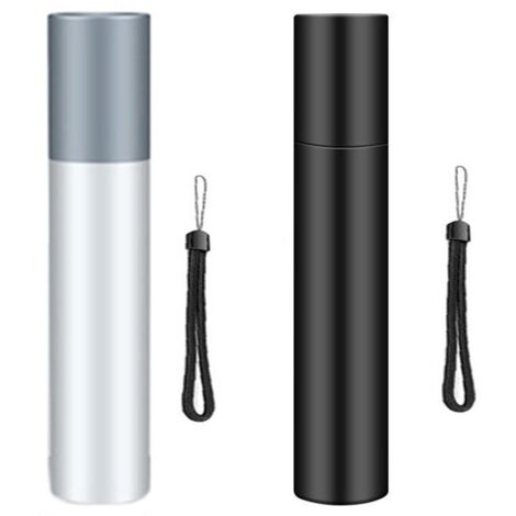 Lampe torche LED rechargeable en aluminium argenté - AquaForge (1/5)