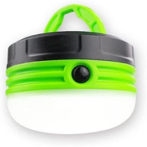 Lanterne de camping portable à LED, alimentée par piles, 5 LED, 3 modes, avec crochet et aimant pour la suspendre, idéale pour le camping, tril-AquaForge (1/5)