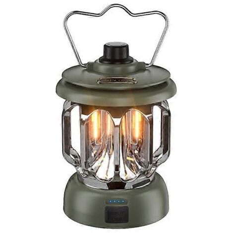 Lanterne de camping vintage rechargeable et étanche [YDE]-AquaForge (1/2)