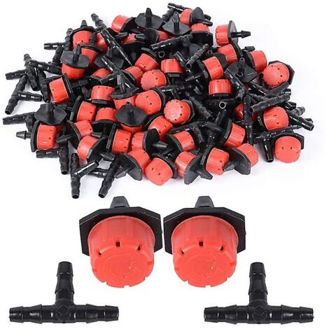 Kit d'irrigation goutte à goutte avec 200 goutteurs réglables pour jardins. - AquaForge (1/4)