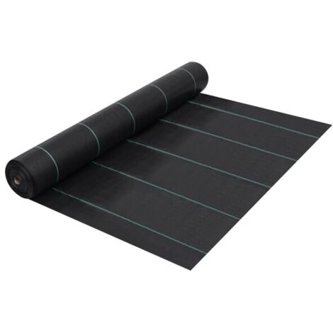 vidaXL Lona pour couverture de solo Preta 1x100 m PP -AquaForge (1/4)