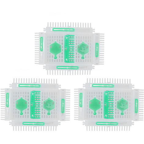 Lot de 3 boucles à goupille en plastique pour cages à reines, housse d'outils apicoles, accessoires pour matériel apicole - AquaForge (1/5)