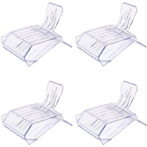 Lot de 4 pièges à reines, en plastique transparent, outil apicole. - AquaForge (1/5)