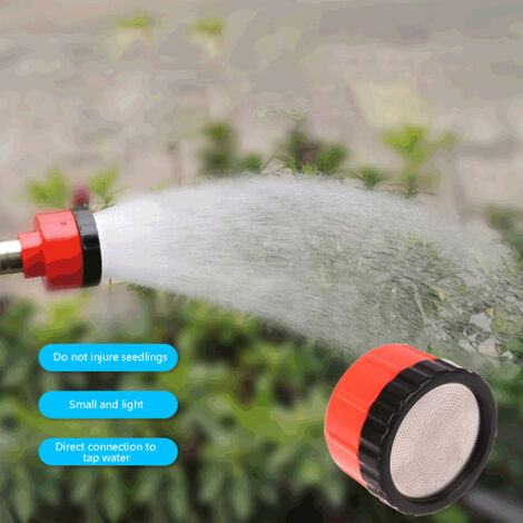 Arroseur de jardin rond en acier inoxydable avec tête de pulvérisation à mailles de 1000 - AquaForge (1/5)