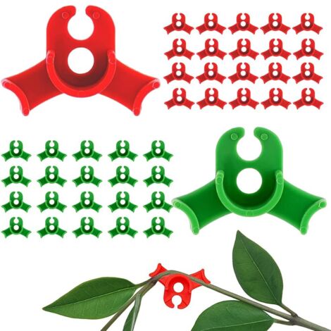 Kit comprenant 40 supports de pliage pour plantes, légers et faciles à clipser, permettant de plier les tiges à 90 degrés et de modifier leur direction de croissance. - AquaForge (1/5)