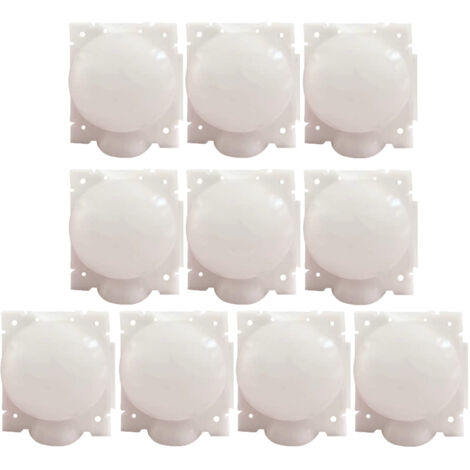 10 boules de propagation haute pression pour le greffage de semis Case White - AquaForge (1/5)
