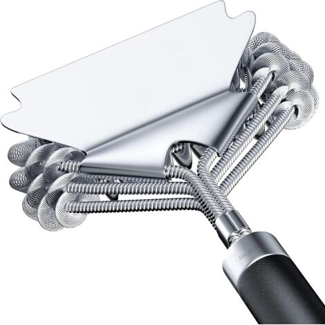 Brosse et grattoir pour barbecue, accessoires de barbecue en acier inoxydable - AquaForge (1/5)