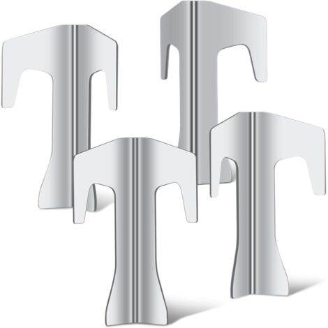 Ensemble de 4 entretoises universelles en acier inoxydable pour grilles de foyer, accessoires sphériques et barbecues. - AquaForge (1/5)