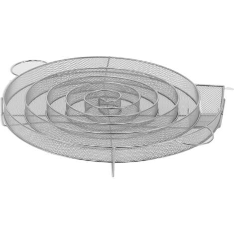 Générateur de fumée froide rond, bac à fumée, grille pour barbecue, acier inoxydable, fumage de bacon et de viandes, accessoires de barbecue - AquaForge (1/5)