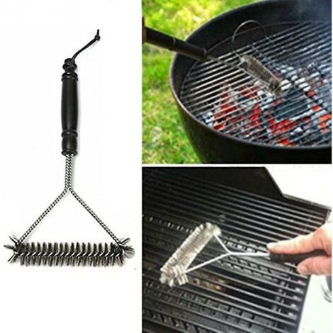 Accessoires de cuisine pour barbecue, kit de brosses de nettoyage pour ustensiles en acier inoxydable, brosses pour barbecue - AquaForge (1/5)