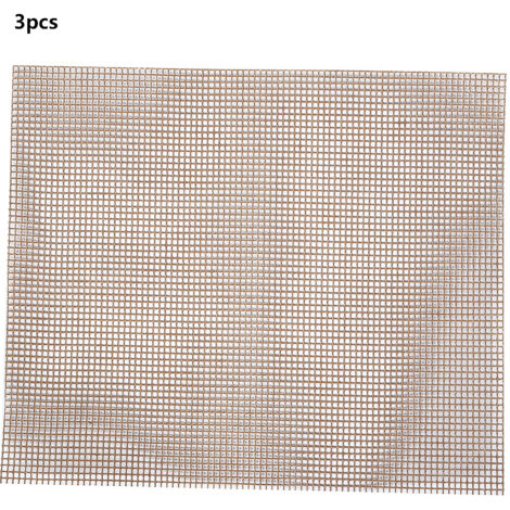 Lot de 3 tapis de cuisson réutilisables pour barbecue en maille antiadhésive (36 x 42 cm) - AquaForge (1/5)