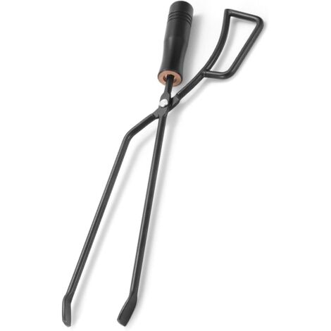 Poteau de foyer extérieur avec poignée en bois, accessoire de cheminée pour une utilisation en extérieur, pique-niques et barbecues. - AquaForge (1/5)