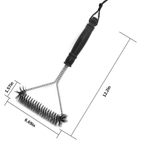 Brosse pour barbecue, outils de nettoyage, accessoires de nettoyage en acier inoxydable, antiadhésif, pour gril (FMY) - AquaForge (1/5)