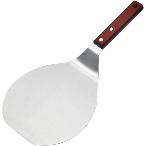 Spatule en acier inoxydable pour gâteaux et pizzas, grand format, pour la cuisine, ronde, plaque de cuisson pour steaks - AquaForge (1/5)