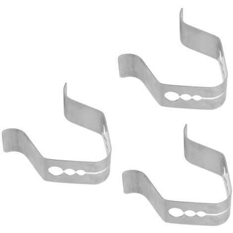 Ensemble de 3 accessoires pour barbecue et cuisine : support avec clips de fixation, broches et trous pour grille en acier inoxydable. - AquaForge (1/5)