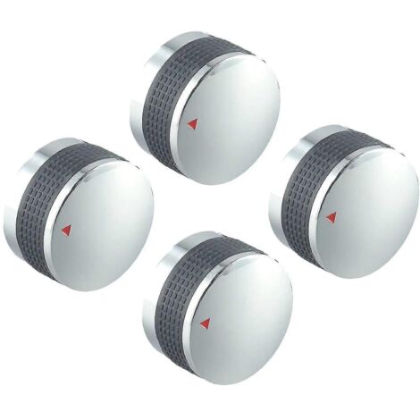 Lot de 4 boutons de commande pour barbecues à gaz, 58 mm et 50 mm, pièces de rechange pour accessoires de jardin. Resiste - AquaForge (1/5)