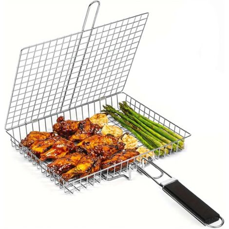 Gril pliable en acier inoxydable, ustensiles et accessoires pour la cuisine en plein air et le barbecue. - AquaForge (1/5)