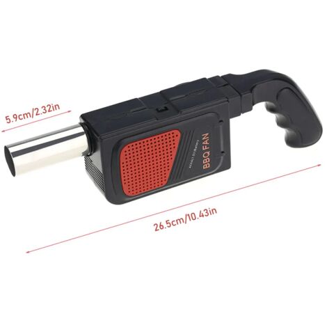 Ventilateur électrique portable pour barbecue, souffleur d'air, idéal pour le camping, les pique-niques, la cuisine en plein air et les grillades - AquaForge (1/5)