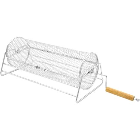 Support de grille rotatif en acier inoxydable avec base, accessoire pour barbecue d'extérieur. - AquaForge (1/5)