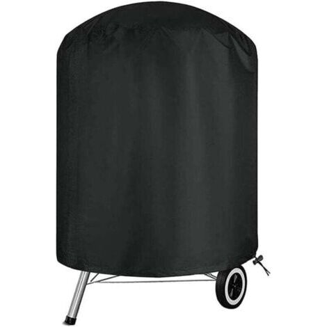 Housse de protection pour grils de jardin et accessoires de barbecue/fumoir (58 x 78 cm) Noire - AquaForge (1/4)
