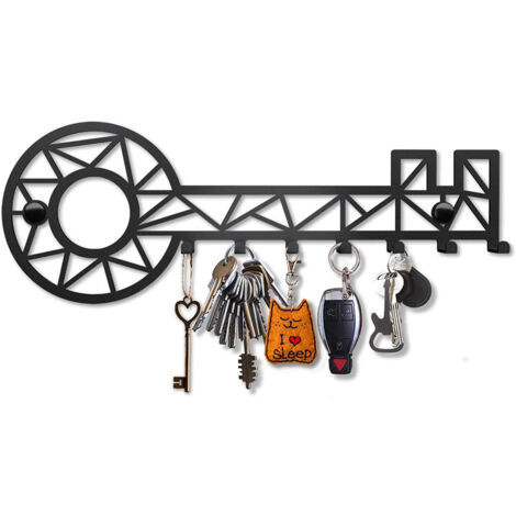 Porte-clés mural design, porte-clés mural, boîte à clés décorative, porte-clés mural original - AquaForge (1/5)