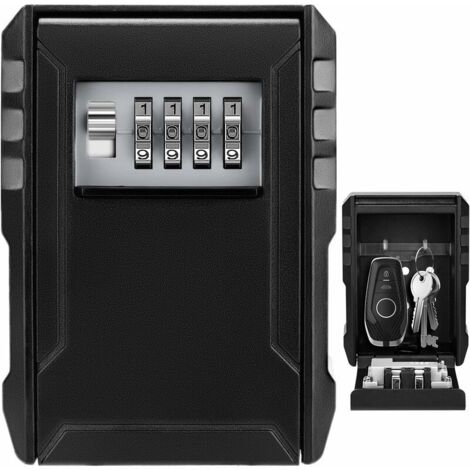 Coffre à clés étanche pour l'extérieur, grand coffre à clés pour clés, cartes, maison, écoles, bureaux et garage - AquaForge (1/5)