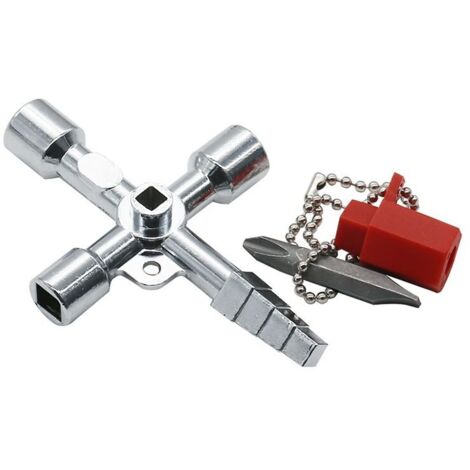 Boîte à clés multifonctionnelle pour alimentation en eau, boîte à clés pour vannes, clé pour vannes, carrée, triangulaire, ronde, t-AquaForge (1/5)