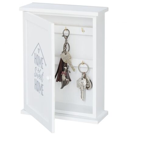 Boîte à clés en bois ornée du motif AquaForge. (1/5)