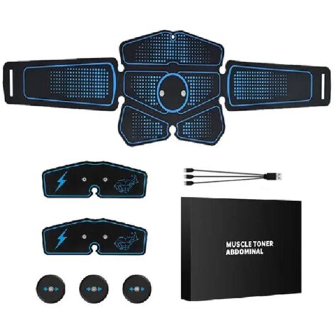 Appareil de musculation abdominale électrique pour l'amincissement et le fitness (EMS), idéal pour la salle de sport à domicile.-AquaForge (1/5)