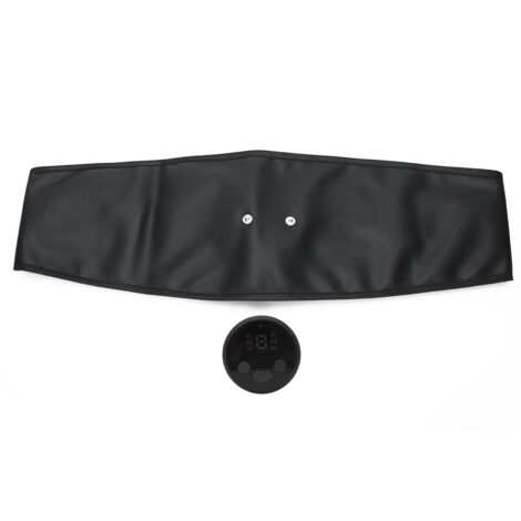 Ceinture de fitness EMS ajustable pour muscles abdominaux, amincissante et sculptante avec autocollant-AquaForge (1/5)