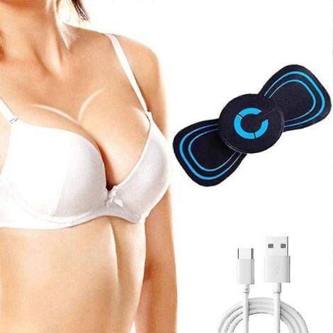 Coussinets de massage pour les seins Liftup Ems, 6 modes, masseur de modelage réglable (2 pièces)-AquaForge (1/5)