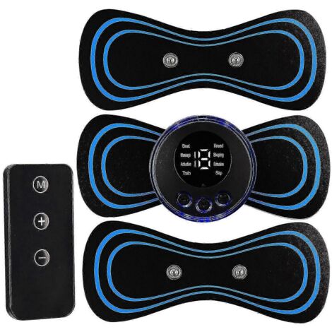 Appareil de massage électrique portable EMS pour la nuque et le dos, patch de massage cervical, soulagement de la douleur (meilleur vendeur)-AquaForge (1/5)