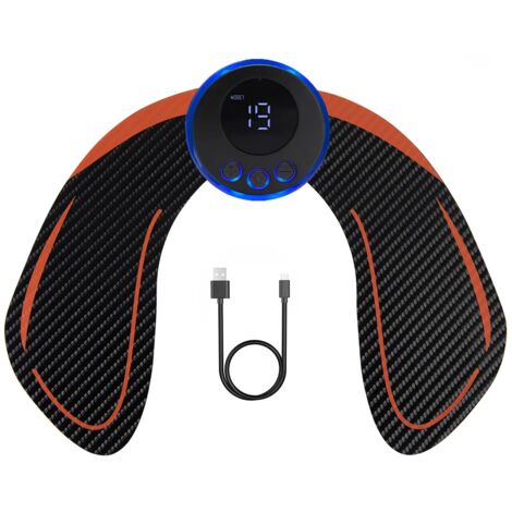 Stimulateur musculaire EMS rechargeable USB, massage électrique pour soulager la douleur, masseur corporel complet numérique des méridiens, fitness-AquaForge (1/5)