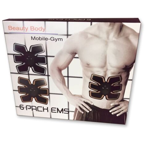 Stimulateur musculaire électronique pour l'entraînement des abdominaux (6-pack) EMS-AquaForge (1/4)