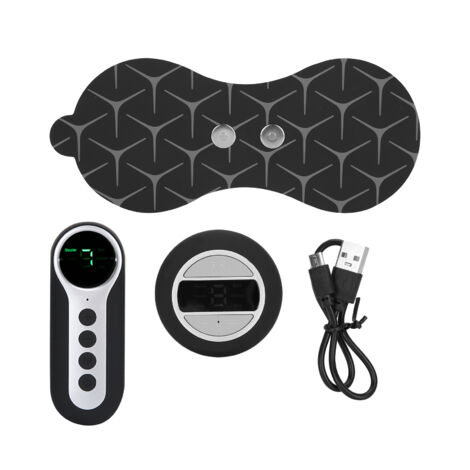 Mini appareil de massage EMS sans fil, portable et rechargeable, avec télécommande-AquaForge (1/5)